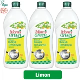 Mom's Green Bitkisel Limon Kokulu Sıvı El Bulaşık Deterjanı 3x750 ml