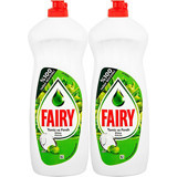 Fairy Temiz ve Ferah Elma Kokulu Sıvı El Bulaşık Deterjanı 2x650 ml