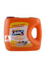 ABC Yeni Formül Portakal Kokulu Sıvı El Bulaşık Deterjanı 4 lt