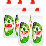 Fairy Temiz ve Ferah Elma Kokulu Sıvı El Bulaşık Deterjanı 5x650 ml