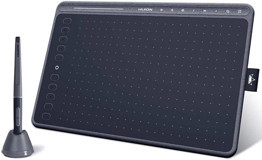 Huion HS611 12 inç Ekranlı Kalemli Kablolu Grafik Tablet Gri