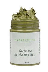 Puredermine Yeşil Çay Matcha Aloe Veralı Nemlendiricili Krem Yüz Maskesi 250 ml