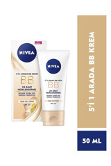 Nivea Tüm Ciltler İçin Suya Dayanıklı Sivilce Yapmayan Işıltılı BB Krem Açık Ton