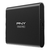 PNY EliteX-PRO CS2260 1 TB USB Type C Taşınabilir SSD Siyah