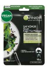 Garnier Saf Kömür Siyah Nemlendiricili Kağıt Yüz Maskesi