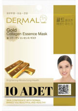 Dermal Gold Kolajen Nemlendiricili Kağıt Yüz Maskesi 10x23 gr