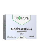 Venatura Biotin Yetişkin Mineral 2x30 Adet