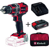 Einhel TE-CD 18 V 2.5 Ah Kömürsüz Akülü Vidalama Makinesi + Starter Kit ve Bez Çanta