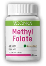 Voonka Methyl Folate Yetişkin Mineral 30 Adet