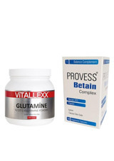 Vitallex Glutamine Yetişkin Mineral 315 gr + Provess Betaine 60 Kapsül