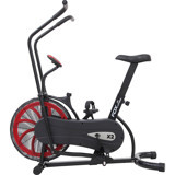 Fox Fitness X2 Air Bike 100 kg Kapasiteli Koltuklu Mekanik Dikey Kondisyon Bisikleti Kırmızı-Siyah
