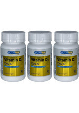 Nutrivita Nutrition Vitamin D3 Yetişkin 3x120 Adet