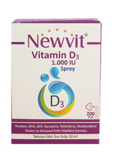 Newvit Vitamin D3 1000 Iu Yetişkin 30 ml
