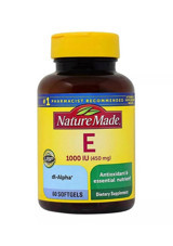 Nature Made Vitamin E Yetişkin 60 Adet