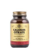 Solgar Calcium Citrate-Vitamin D3 Yetişkin 60 Adet