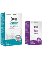 Ocean Selenyum+Biotin Yetişkin Mineral 2x60 Adet