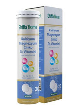 Aksu Vital Kalsiyum Magnezyum Çinko D Vitamini Yetişkin 20 Adet