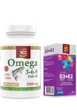Ncs Omega 3-6-9 +Vitamin D3 K2 Yetişkin 200 Adet+20 ml