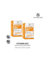 Naturalnest Vitamin B12 Yetişkin 2x60 Adet