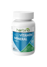 Herbina Multi Vitamin Yetişkin Mineral 200 Adet