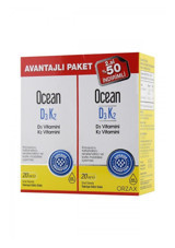 Ocean D3K2 Zeytinyağı Yetişkin Mineral 2x20 ml