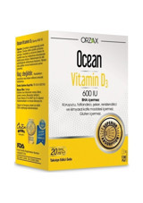Orzax Vitamin D3 600 Iu Yetişkin 20 ml