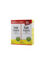 Ocean Vitamin D3 1000 Iu Çocuk Yetişkin 2x20 ml