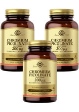 Solgar Chromium Picolinate Yetişkin Mineral 3x90 Adet