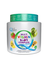 Qlife Multivitamin Kids Karışık Meyve Çocuk Vitamin 60 Adet