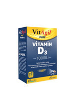 Allergo Vitagil Puff Vitamin D3 1000Iu Yetişkin Mineral 20 ml