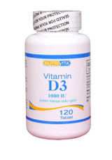 Nutrivita Nutrition Vitamin D3 Yetişkin 120 Adet