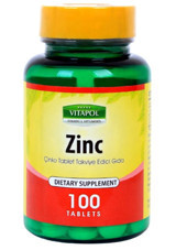 Vitapol Zinc Yetişkin Mineral 100 Adet