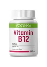 Voonka Vitamin B12 Yetişkin Mineral 102 Adet