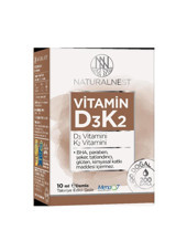 Naturalnest Vitamin D3K2 Yetişkin 10 ml