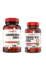 Nevfix Magnesium Oxide 1000 Mcg Yetişkin Mineral 120 Adet