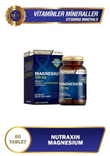 Nutraxin Magnesium Yetişkin Mineral 60 Adet