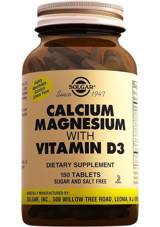 Solgar Calcium Magnesium-Vitamin D3 Yetişkin 150 Adet