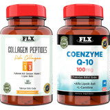 Flx Coenzyme Q10 L-Karnitin 60 Tablet + Balık Kollajeni Tip 1-3 60 Tablet