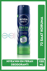 Nivea Fresh Sensation Pudralı Ter Önleyici Antiperspirant Sprey Erkek 150 ml