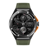 Ferro FSW1117D-GY 47 mm Silikon Kordon Yuvarlak Erkek Akıllı Saat Yeşil