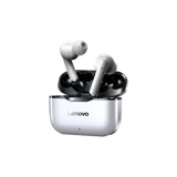 Lenovo LP1 TWS Su Geçirmez Tek Mikrofonlu Bluetooth 5.0 Silikonsuz Gürültü Önleyici Kablosuz Kulak İçi Bluetooth Kulaklık Gri