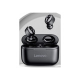 Lenovo HT18 TWS Tek Mikrofonlu Bluetooth 5.0 Silikonsuz Gürültü Önleyici Kablosuz Kulak İçi Bluetooth Kulaklık Siyah