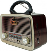 Everton RT-301 Taşınabilir Radyolu Retro Bluetooth Hopörler Kahverengi