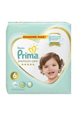 Prima Premium Care Ekonomik Paket 6 Numara Cırtlı Bebek Bezi 35 Adet
