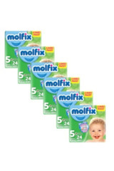 Molfix 5 Numara Cırtlı Bebek Bezi 6x24 Adet