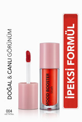 Flormar Mood Booster 004 Feel The Red Işıltılı Likit Allık