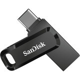 SanDisk Ultra Dual Drive Go SDDDC3-256G-G46 Çift Taraflı USB 3.2 Type C-Type A 256 GB Flash Bellek Siyah