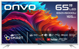 Onvo 65OV6000U 65 İnç 4K Ultra HD 164 Ekran Flat Uydu Alıcılı Smart LED Android Televizyon