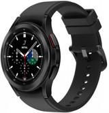 Samsung Galaxy Watch 4 Classic (SM-R880) Android Wear Su Geçirmez 41.5 mm Silikon Kordon Daire Tansiyon Ölçen Unisex Akıllı Saat Siyah