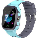 Smartbell Q539/2020 GPS Plastik Kordon Kare Kameralı Sim Kartlı Çocuk Akıllı Saat Mavi